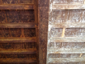 Particolari di soffitti in legno - Sabbiature Lamature